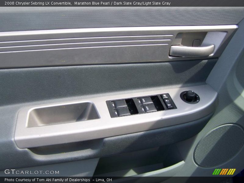 Marathon Blue Pearl / Dark Slate Gray/Light Slate Gray 2008 Chrysler Sebring LX Convertible