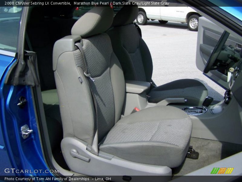 Marathon Blue Pearl / Dark Slate Gray/Light Slate Gray 2008 Chrysler Sebring LX Convertible