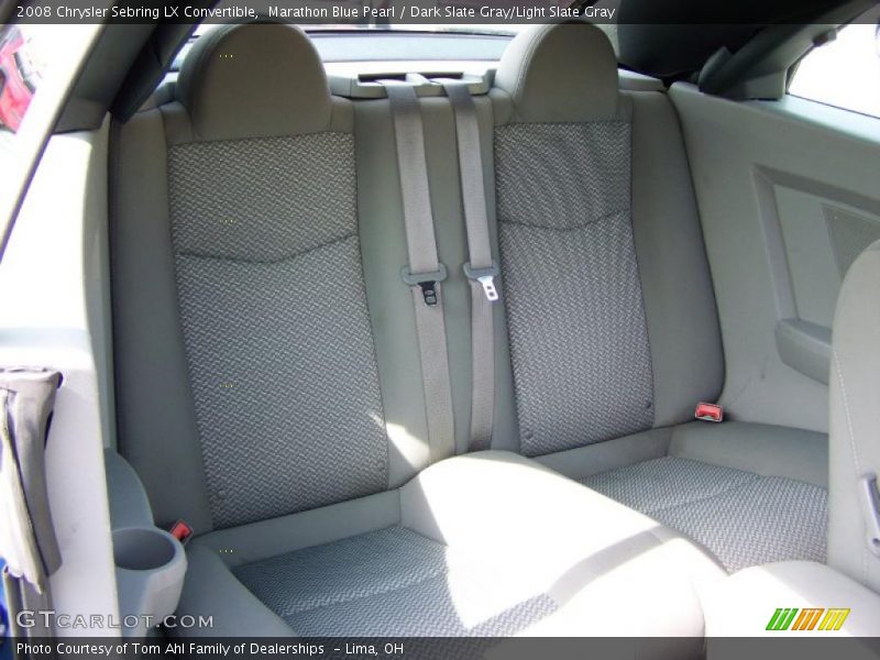 Marathon Blue Pearl / Dark Slate Gray/Light Slate Gray 2008 Chrysler Sebring LX Convertible