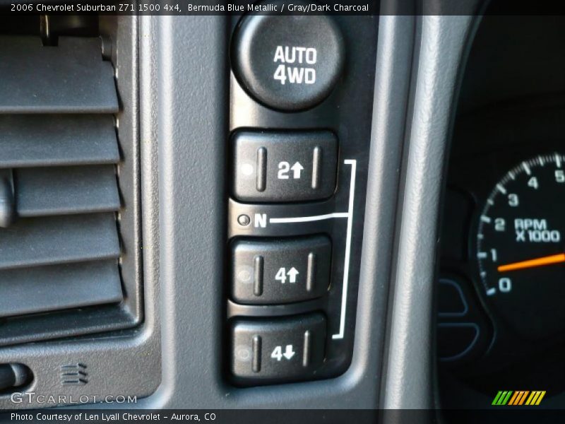 Bermuda Blue Metallic / Gray/Dark Charcoal 2006 Chevrolet Suburban Z71 1500 4x4