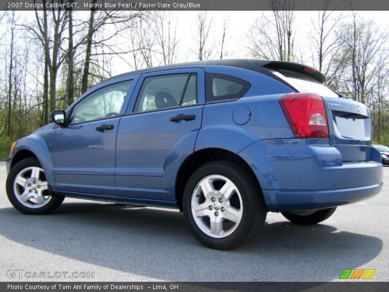 Marine Blue Pearl / Pastel Slate Gray/Blue 2007 Dodge Caliber SXT
