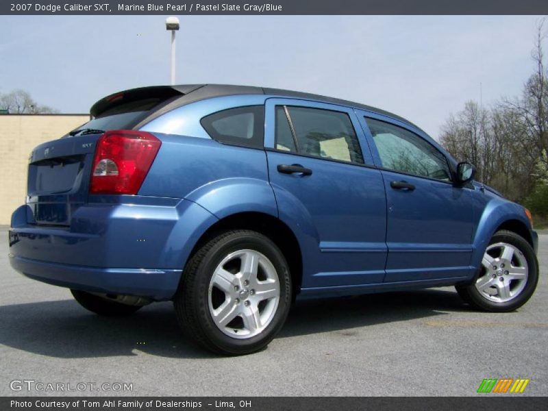 Marine Blue Pearl / Pastel Slate Gray/Blue 2007 Dodge Caliber SXT