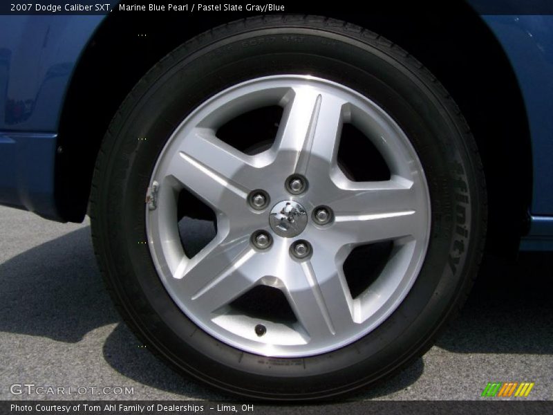 Marine Blue Pearl / Pastel Slate Gray/Blue 2007 Dodge Caliber SXT