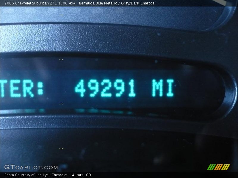 Bermuda Blue Metallic / Gray/Dark Charcoal 2006 Chevrolet Suburban Z71 1500 4x4