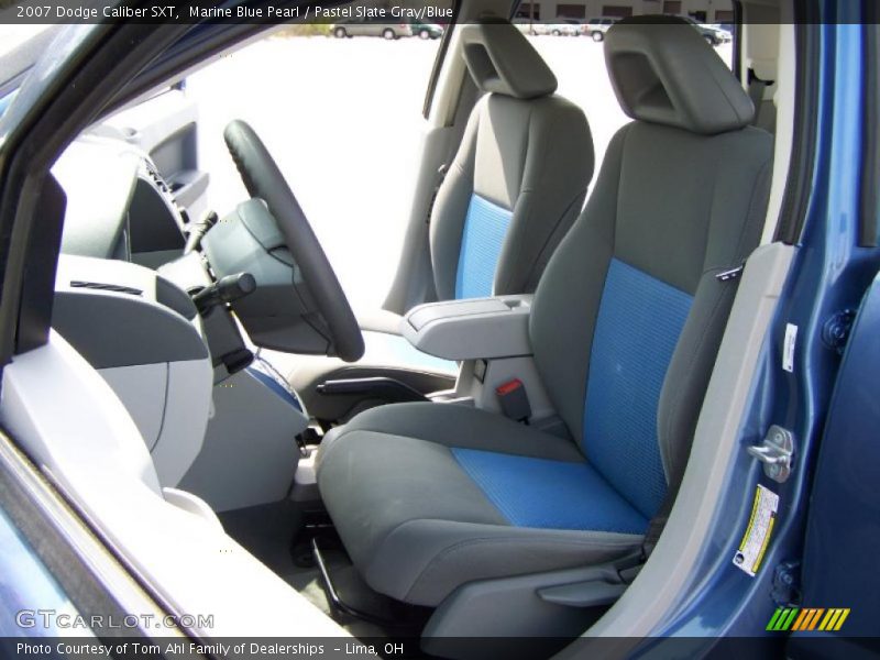 Marine Blue Pearl / Pastel Slate Gray/Blue 2007 Dodge Caliber SXT