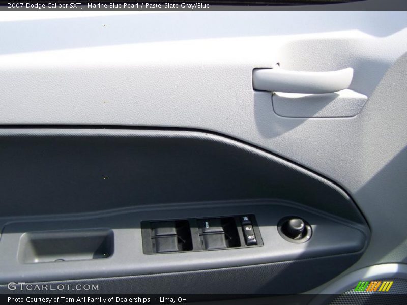Marine Blue Pearl / Pastel Slate Gray/Blue 2007 Dodge Caliber SXT
