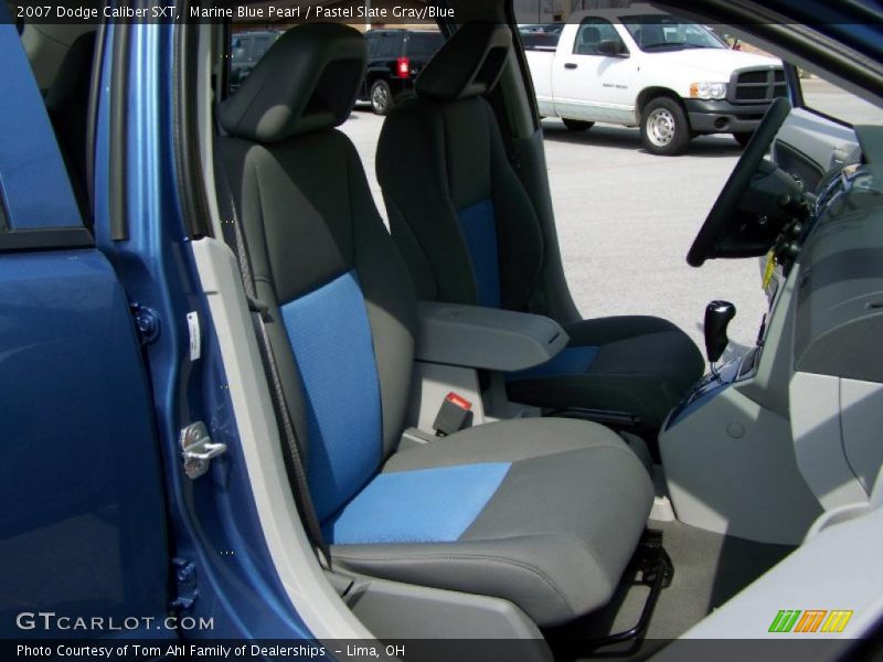 Marine Blue Pearl / Pastel Slate Gray/Blue 2007 Dodge Caliber SXT