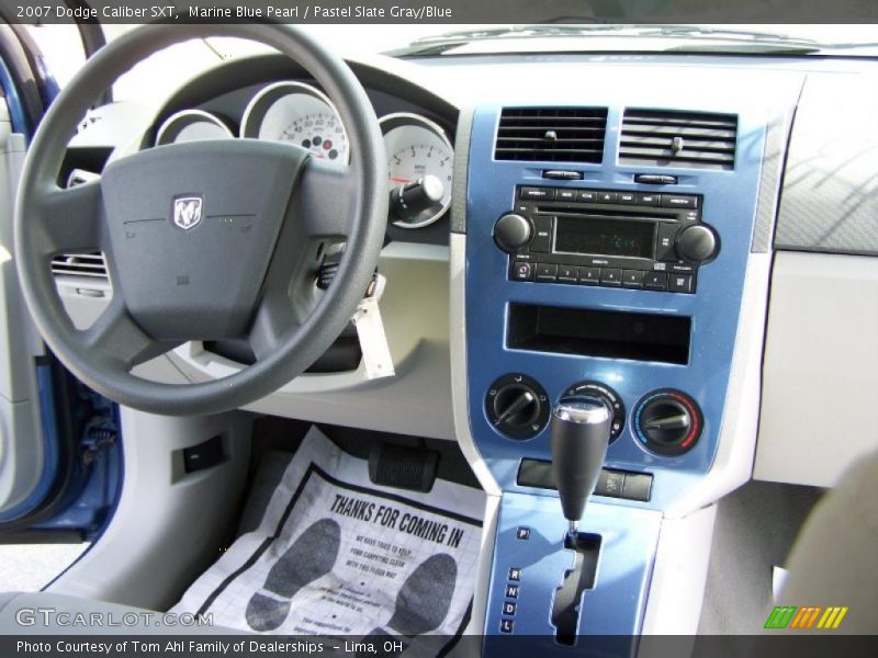 Marine Blue Pearl / Pastel Slate Gray/Blue 2007 Dodge Caliber SXT