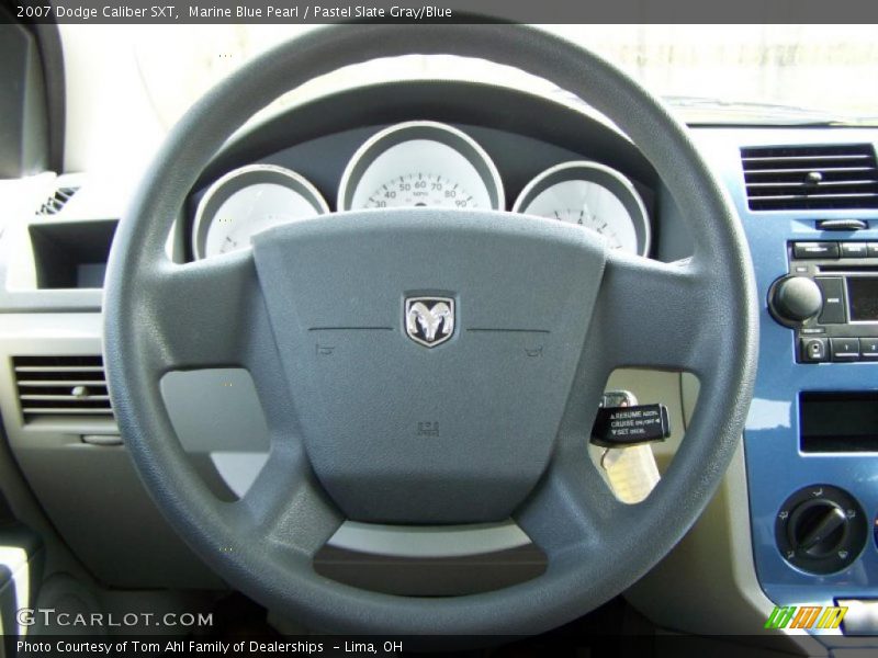 Marine Blue Pearl / Pastel Slate Gray/Blue 2007 Dodge Caliber SXT