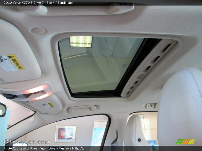 Black / Sandstone 2010 Volvo XC70 3.2 AWD
