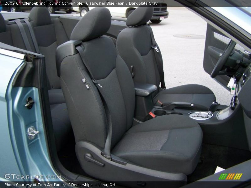 Clearwater Blue Pearl / Dark Slate Gray 2009 Chrysler Sebring Touring Convertible