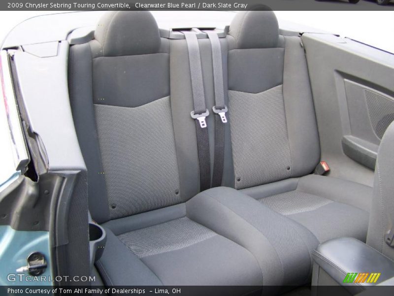 Clearwater Blue Pearl / Dark Slate Gray 2009 Chrysler Sebring Touring Convertible