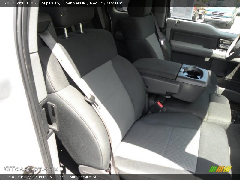 Silver Metallic / Medium/Dark Flint 2007 Ford F150 XLT SuperCab