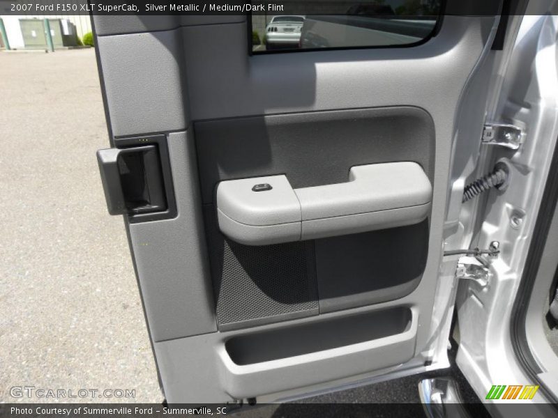 Silver Metallic / Medium/Dark Flint 2007 Ford F150 XLT SuperCab