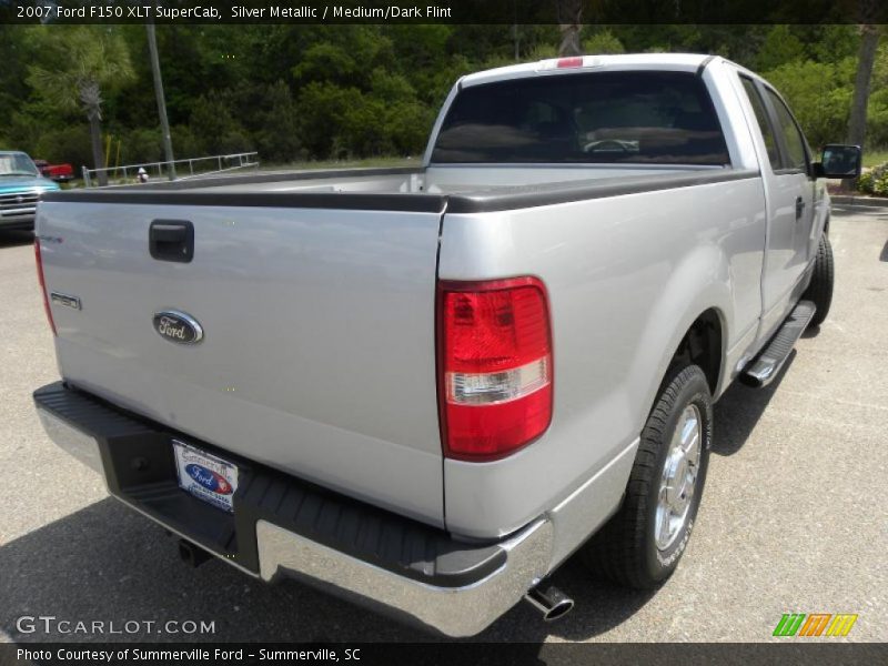 Silver Metallic / Medium/Dark Flint 2007 Ford F150 XLT SuperCab