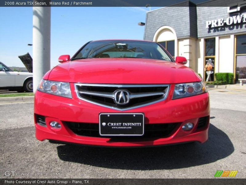 Milano Red / Parchment 2008 Acura TSX Sedan