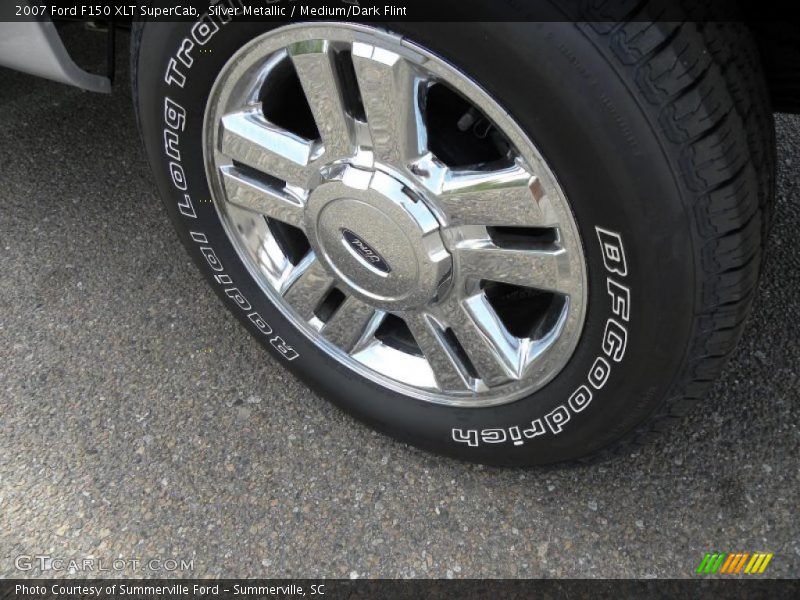 Silver Metallic / Medium/Dark Flint 2007 Ford F150 XLT SuperCab