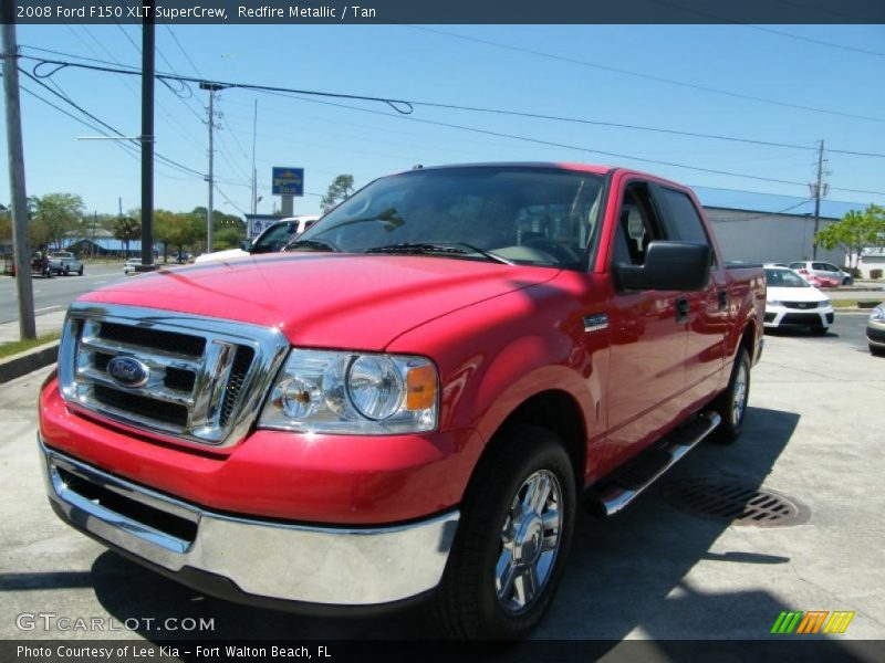 Redfire Metallic / Tan 2008 Ford F150 XLT SuperCrew