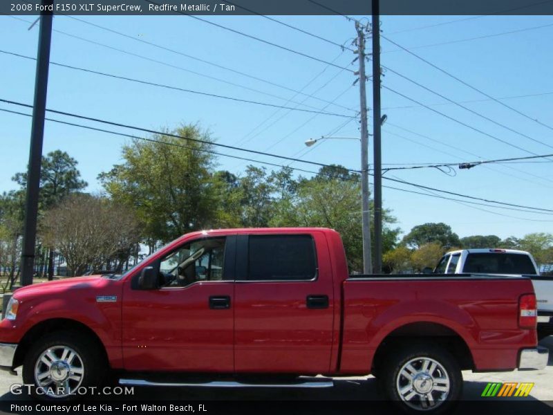 Redfire Metallic / Tan 2008 Ford F150 XLT SuperCrew