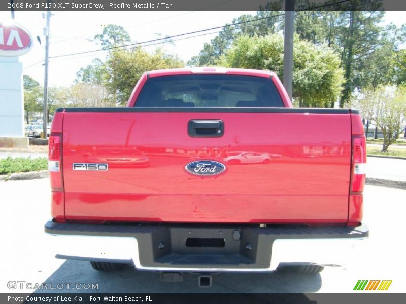 Redfire Metallic / Tan 2008 Ford F150 XLT SuperCrew