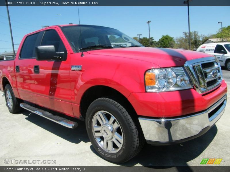 Redfire Metallic / Tan 2008 Ford F150 XLT SuperCrew