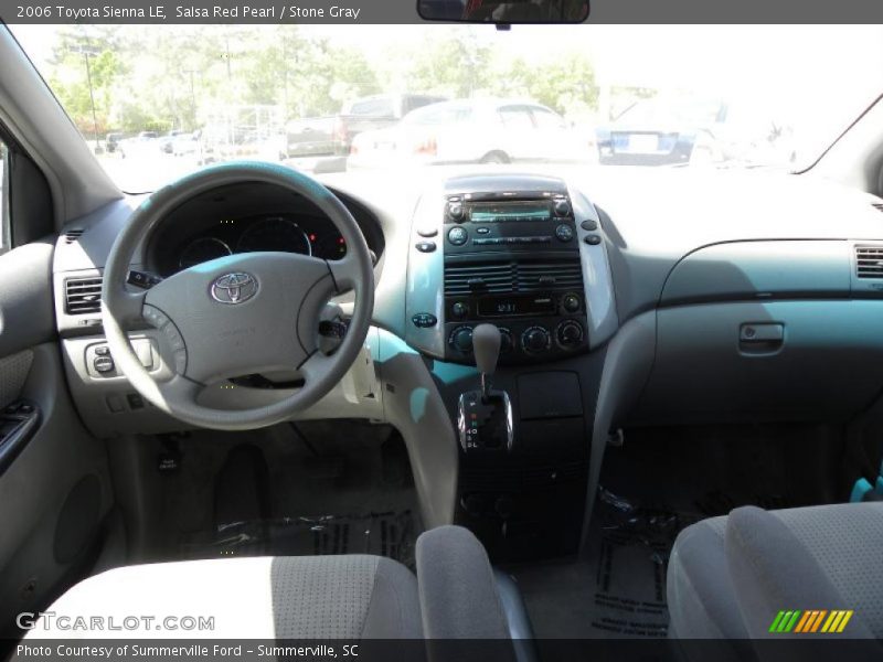 Salsa Red Pearl / Stone Gray 2006 Toyota Sienna LE