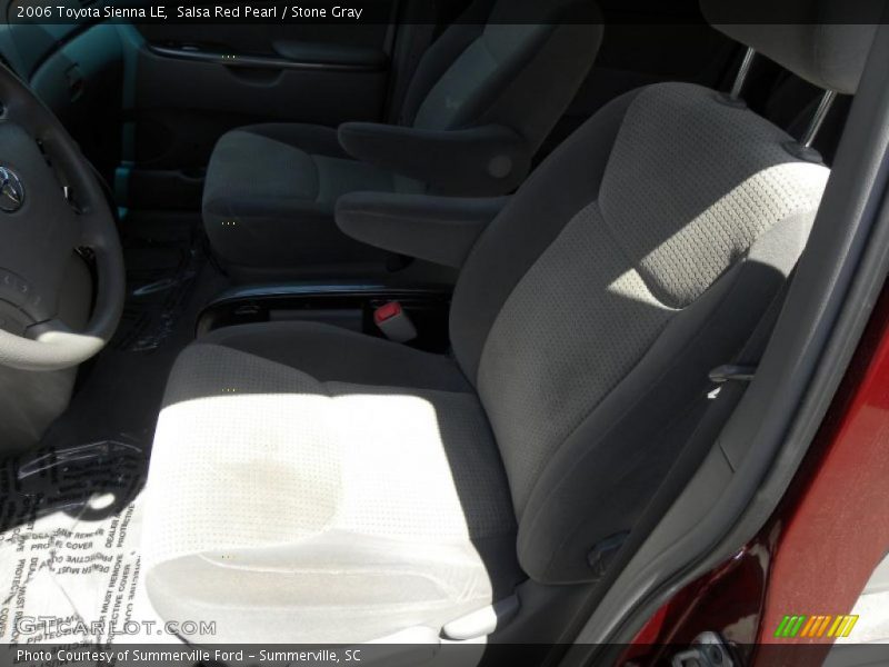 Salsa Red Pearl / Stone Gray 2006 Toyota Sienna LE