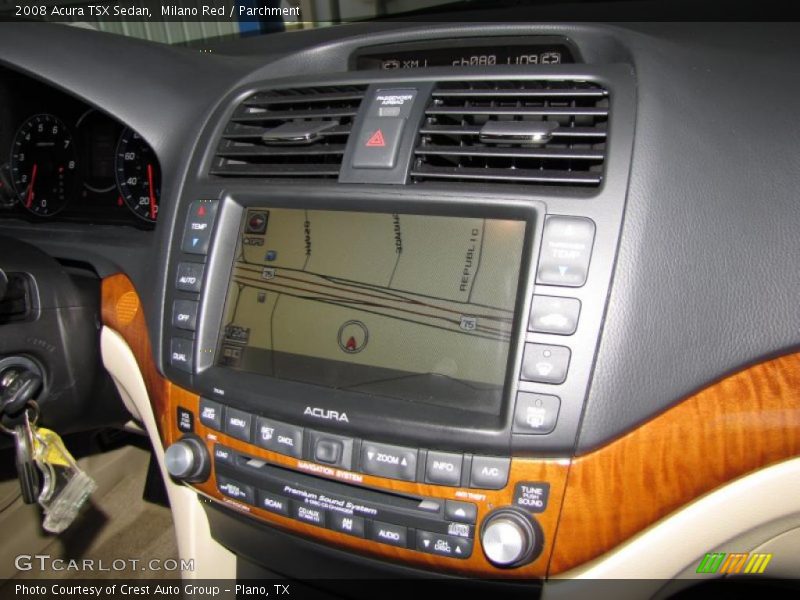 Milano Red / Parchment 2008 Acura TSX Sedan