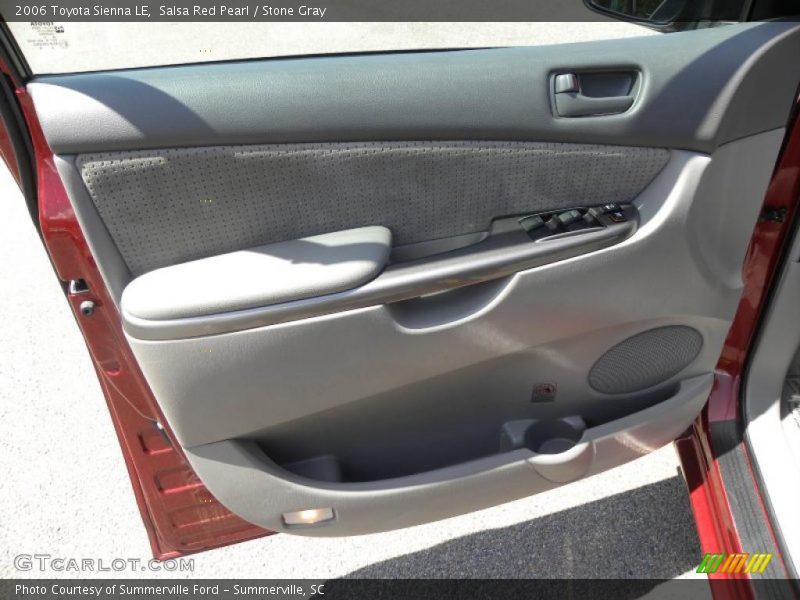 Salsa Red Pearl / Stone Gray 2006 Toyota Sienna LE