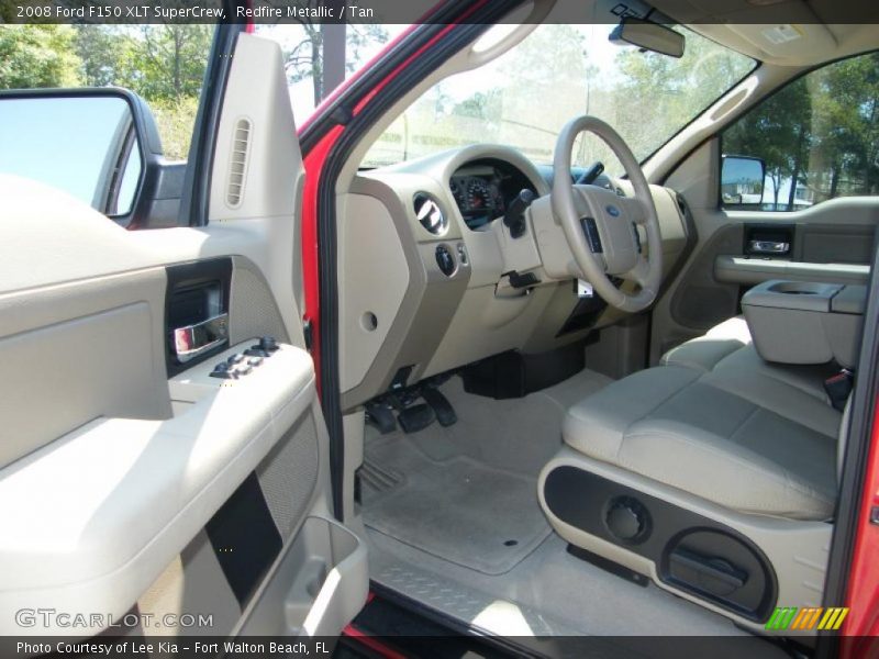 Redfire Metallic / Tan 2008 Ford F150 XLT SuperCrew