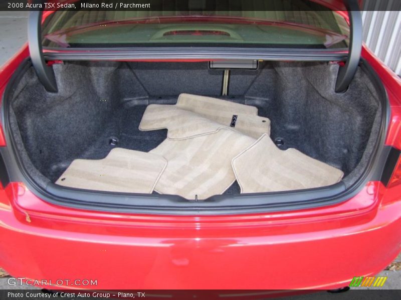 Milano Red / Parchment 2008 Acura TSX Sedan