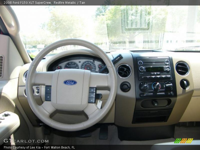 Redfire Metallic / Tan 2008 Ford F150 XLT SuperCrew