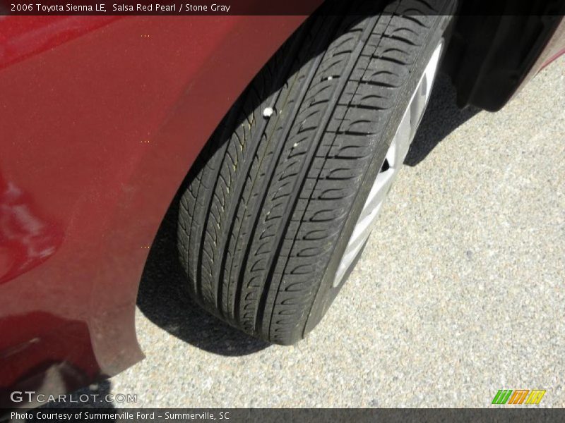 Salsa Red Pearl / Stone Gray 2006 Toyota Sienna LE