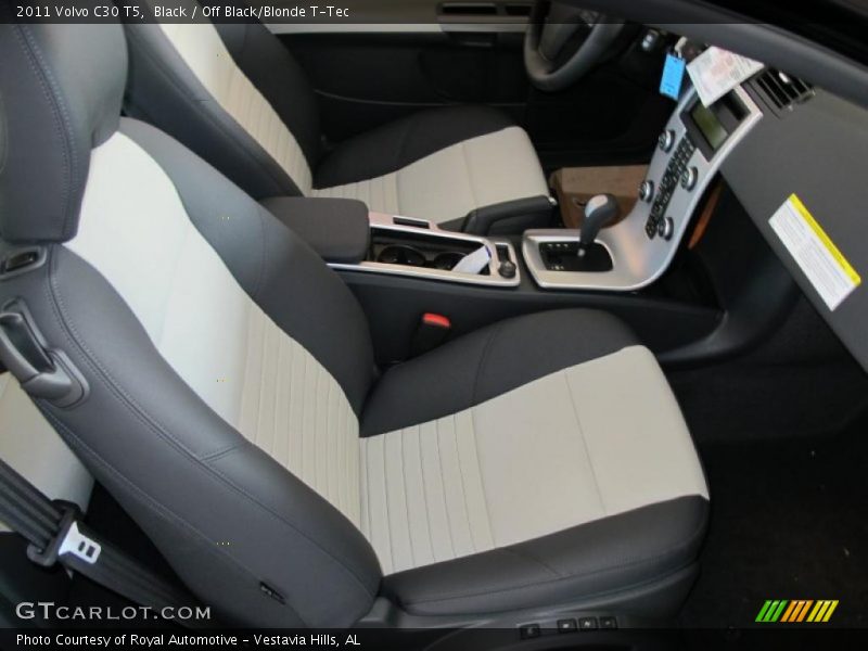 Black / Off Black/Blonde T-Tec 2011 Volvo C30 T5
