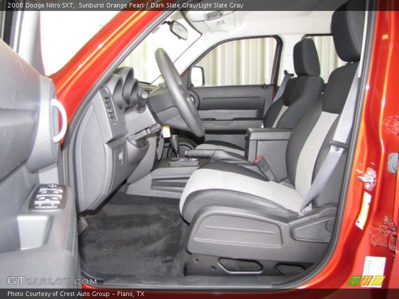 Sunburst Orange Pearl / Dark Slate Gray/Light Slate Gray 2008 Dodge Nitro SXT
