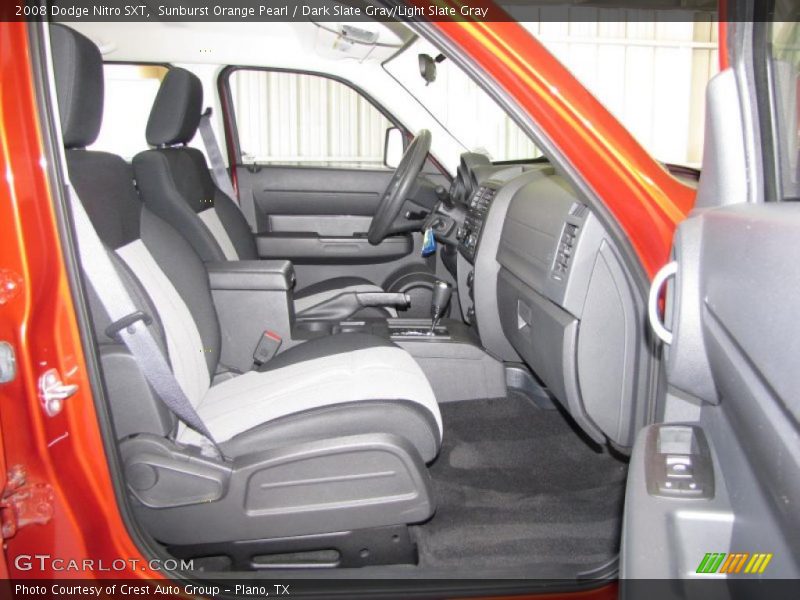 Sunburst Orange Pearl / Dark Slate Gray/Light Slate Gray 2008 Dodge Nitro SXT
