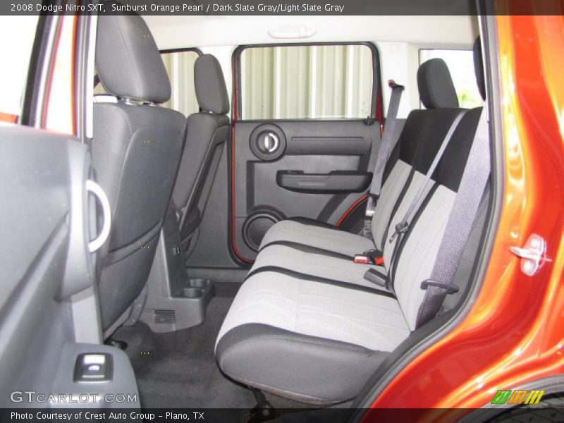 Sunburst Orange Pearl / Dark Slate Gray/Light Slate Gray 2008 Dodge Nitro SXT