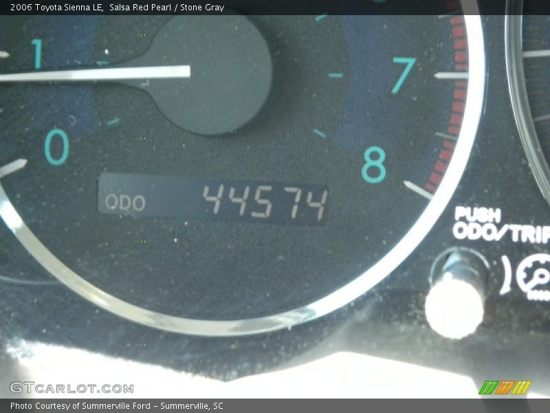Salsa Red Pearl / Stone Gray 2006 Toyota Sienna LE