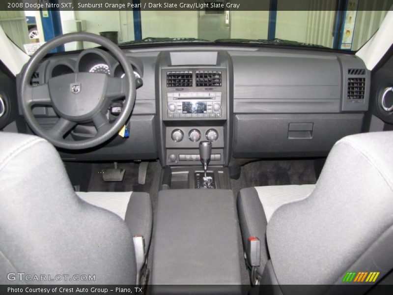 Sunburst Orange Pearl / Dark Slate Gray/Light Slate Gray 2008 Dodge Nitro SXT