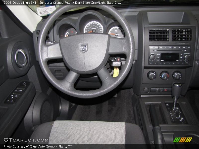 Sunburst Orange Pearl / Dark Slate Gray/Light Slate Gray 2008 Dodge Nitro SXT