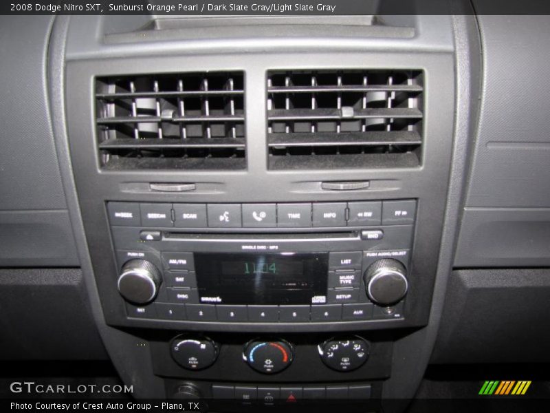 Sunburst Orange Pearl / Dark Slate Gray/Light Slate Gray 2008 Dodge Nitro SXT