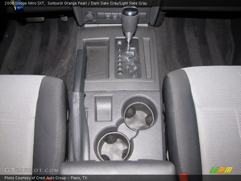 Sunburst Orange Pearl / Dark Slate Gray/Light Slate Gray 2008 Dodge Nitro SXT