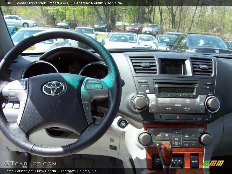 Blue Streak Metallic / Ash Gray 2008 Toyota Highlander Limited 4WD