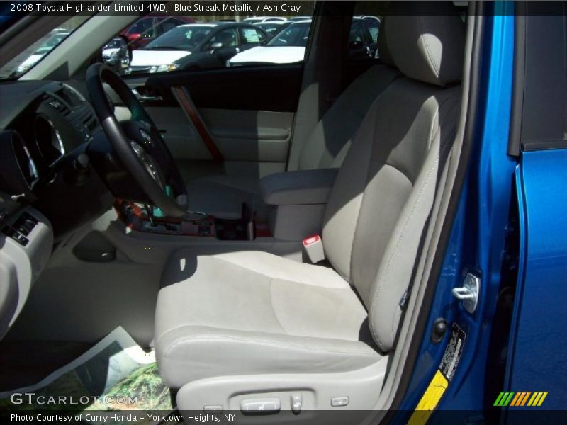 Blue Streak Metallic / Ash Gray 2008 Toyota Highlander Limited 4WD