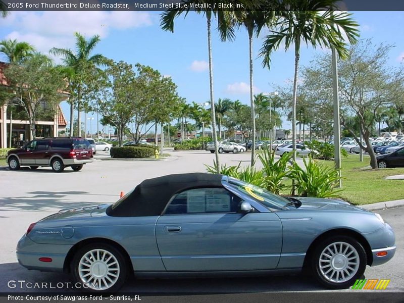 Medium Steel Blue Metallic / Black Ink 2005 Ford Thunderbird Deluxe Roadster