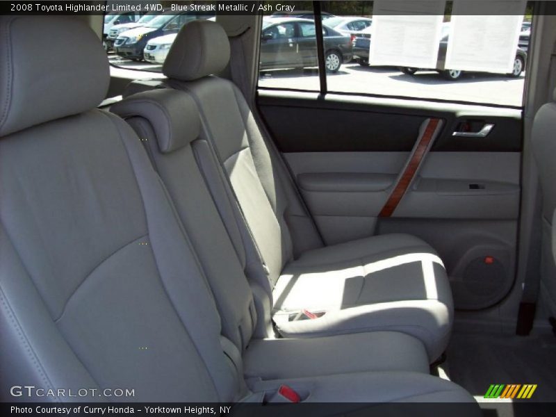 Blue Streak Metallic / Ash Gray 2008 Toyota Highlander Limited 4WD