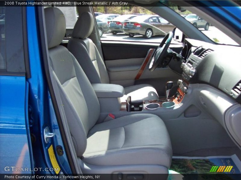Blue Streak Metallic / Ash Gray 2008 Toyota Highlander Limited 4WD