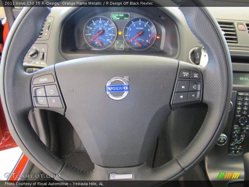 Orange Flame Metallic / R Design Off Black Flextec 2011 Volvo C30 T5 R-Design