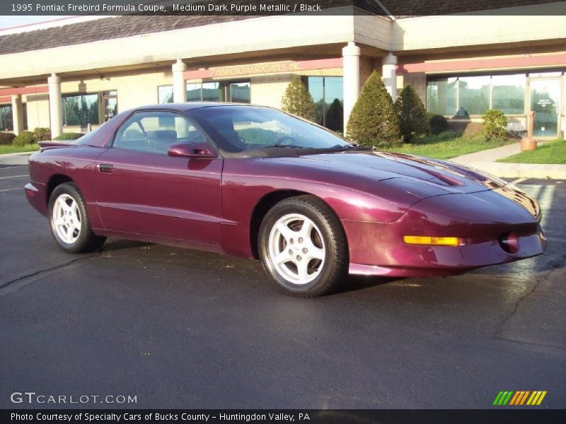 Medium Dark Purple Metallic / Black 1995 Pontiac Firebird Formula Coupe