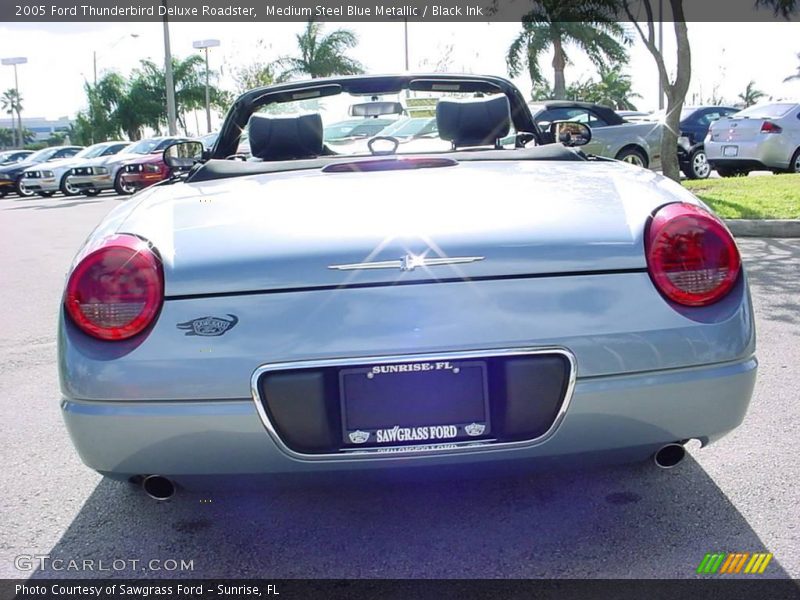 Medium Steel Blue Metallic / Black Ink 2005 Ford Thunderbird Deluxe Roadster